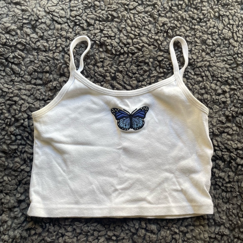 Brandy Melville Butterfly Tank